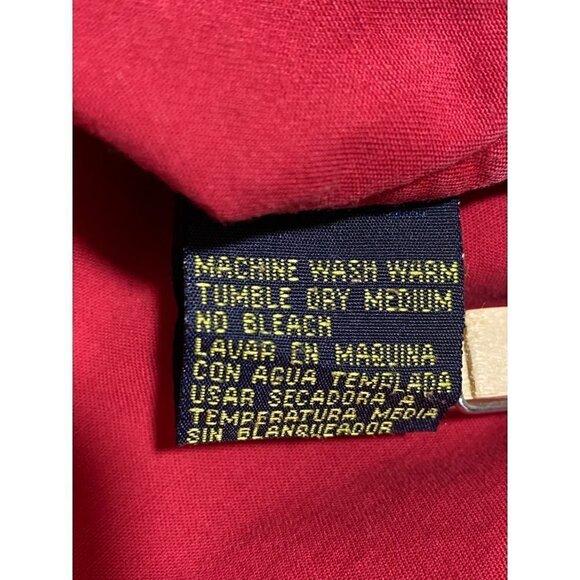 Tango by Max Raab Long Sleeve Button Down Casual Shirt Dark Red Mens Size Medium - Picture 6 of 11